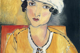 Lorette with Turban and Yellow Vest