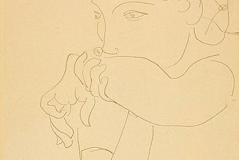 Lydia with her Hair in a Net