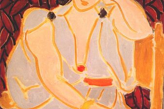 Monique in Gray Robe