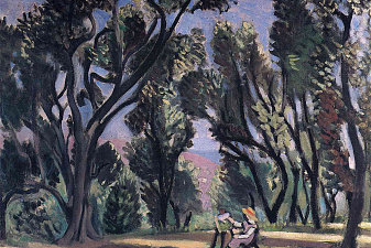 Landscape With a Bench