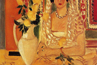 Spanish Woman with Flowers