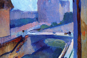 A Glimpse of Notre-Dame in the Late Afternoon