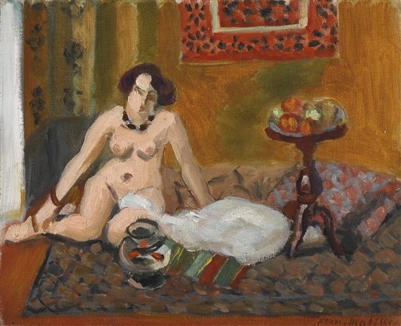 Nu Aux Poissons Rouges 