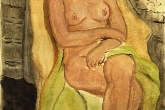 Nude in an Armchair, Legs Crossed