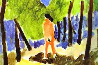 Nude in Sunlit Landscape