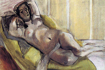 Nude Reclining on a Sofa