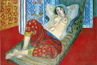 Odalisque in Red Culottes