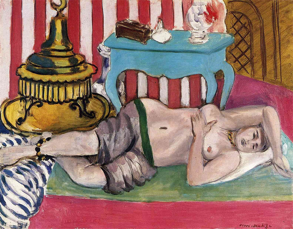 Odalisque with Green Scarf 