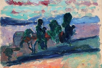 Landscape Of Saint Martinez At Twilight