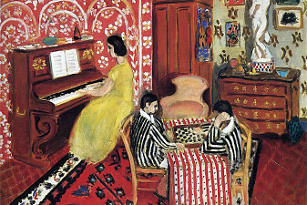 Pianist and Checker Players