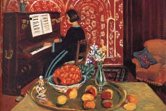 Piano Player and Still Life