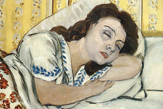 Portrait of Margurite sleeping