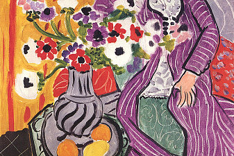 Purple Robe and Anemones