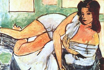 Reclining Nude in Arab Robe