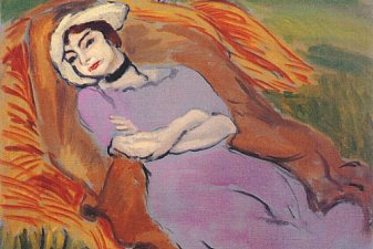 Reclining Woman in a Landscape (Marguerite)