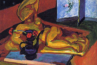 Sculpture and Persian Vase