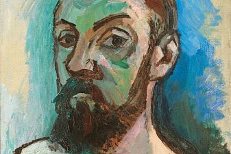 Self-Portrait in a Striped T-Shirt