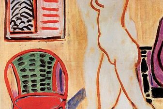 Standing Nude With Raised Arms