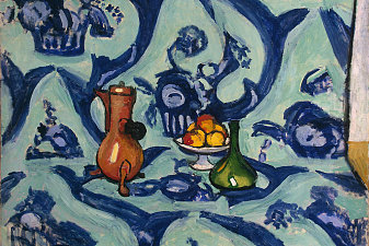 Still Life with Blue Tablecloth