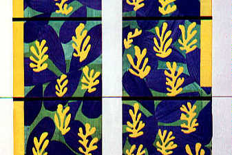 Tree of Life' Stained Glass behind the Altar in the Chapel of the Rosary at Vence