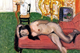 Woman on a Couch