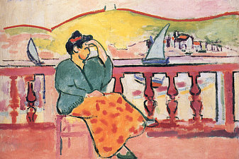 Lady on a Terrace