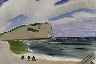 Women on the Beach, Etrétat