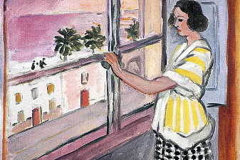 Young Woman at the Window, Sunset