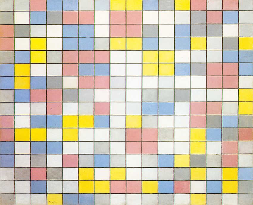 Composition with Grid IX 