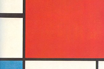 Composition with Red,  Blue and Yellow