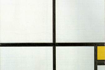 Composition with yellow patch