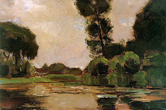 Lonely tree at the Gein Sun