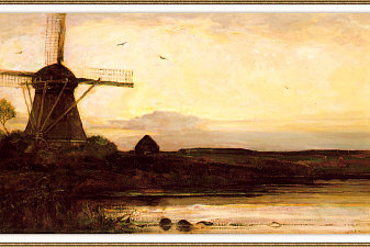 Mill in the evening
