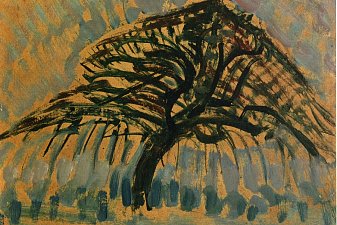 Study for Blue Apple Tree Series