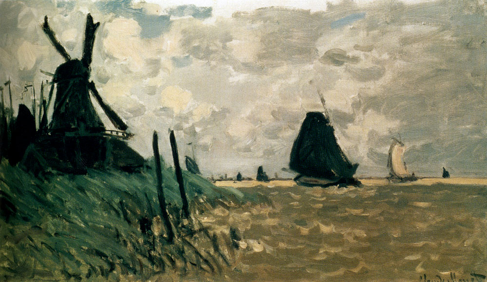 A Windmill near Zaandam 