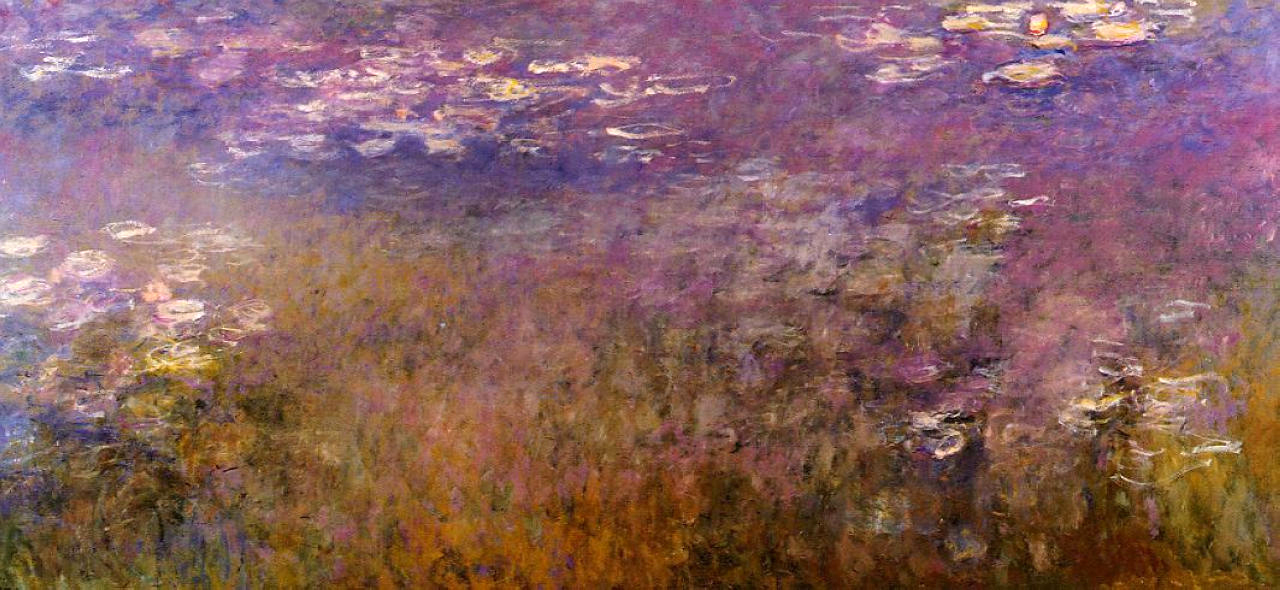 Agapanthus (center panel) 