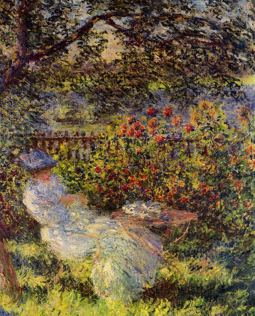 Alice Hoschede in the Garden 