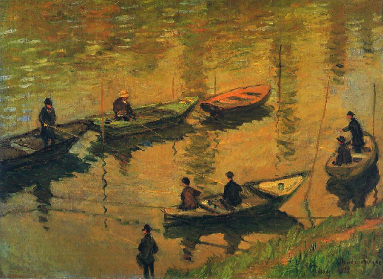 Anglers on the Seine at Poissy 