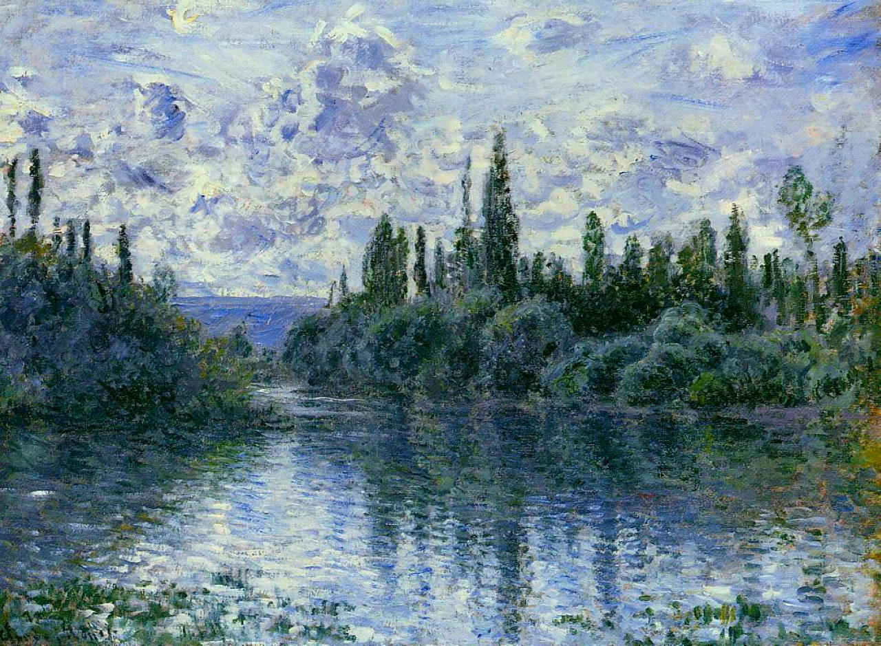 Arm of the Seine near Vetheuil 