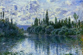 Arm of the Seine near Vetheuil