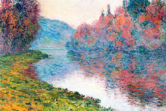 Banks of the Seine at Jenfosse - Clear Weather