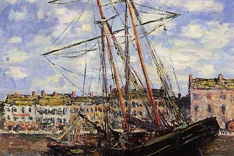 Boat at Low Tide at Fecamp