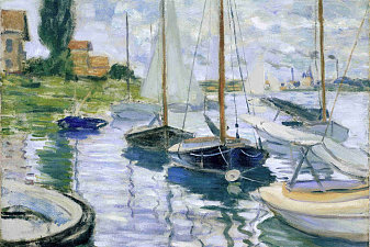 Boats at rest, at Petit-Gennevilliers