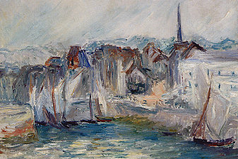 Boats in the Port of Honfleur