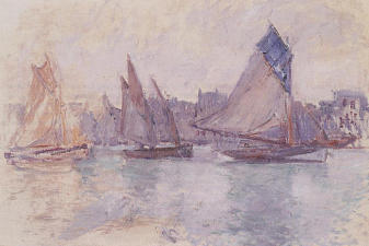 Boats in the Port of Le Havre