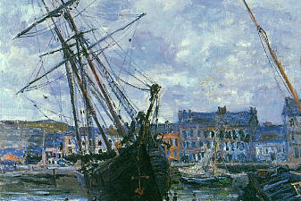 Boats Lying at Low Tide at Facamp