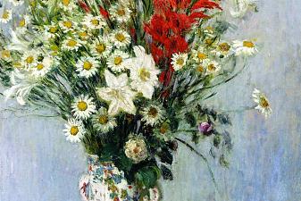 Bouquet of Gadiolas, Lilies and Dasies