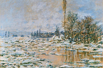 Breakup of Ice, Lavacourt, Grey Weather