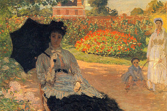 Camille Monet in the Garden