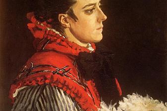 Camille with a Small Dog